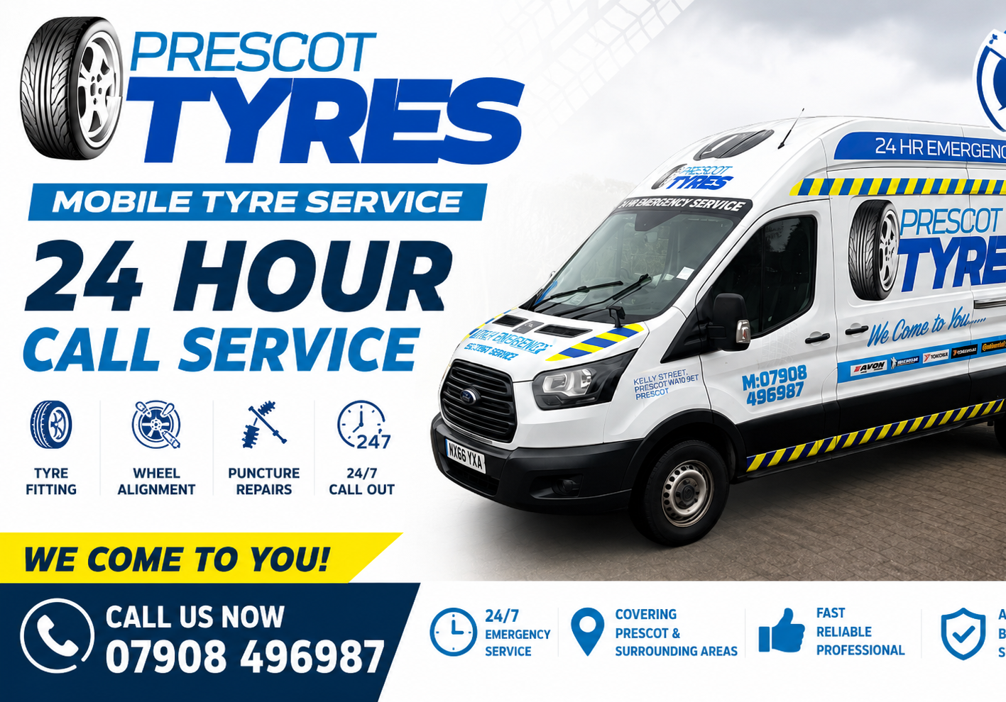 24 hour emergency mobile tyre fitting Harrow